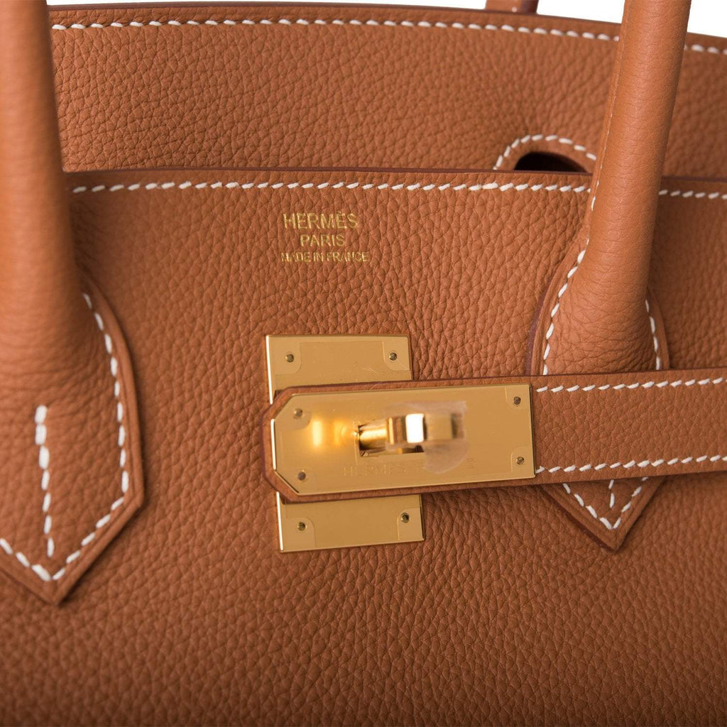 Hermes Birkin 30 Gold Togo Gold Hardware