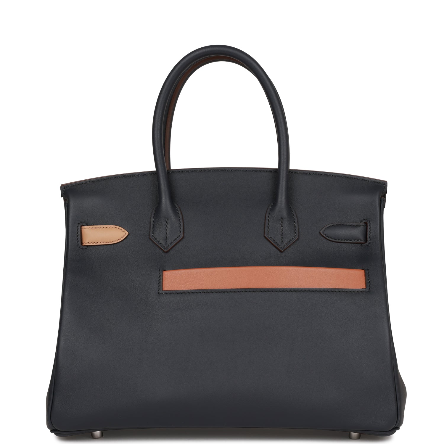 Hermes Colormatic Birkin 30 Caban, Black and Chai Swift Palladium Hardware