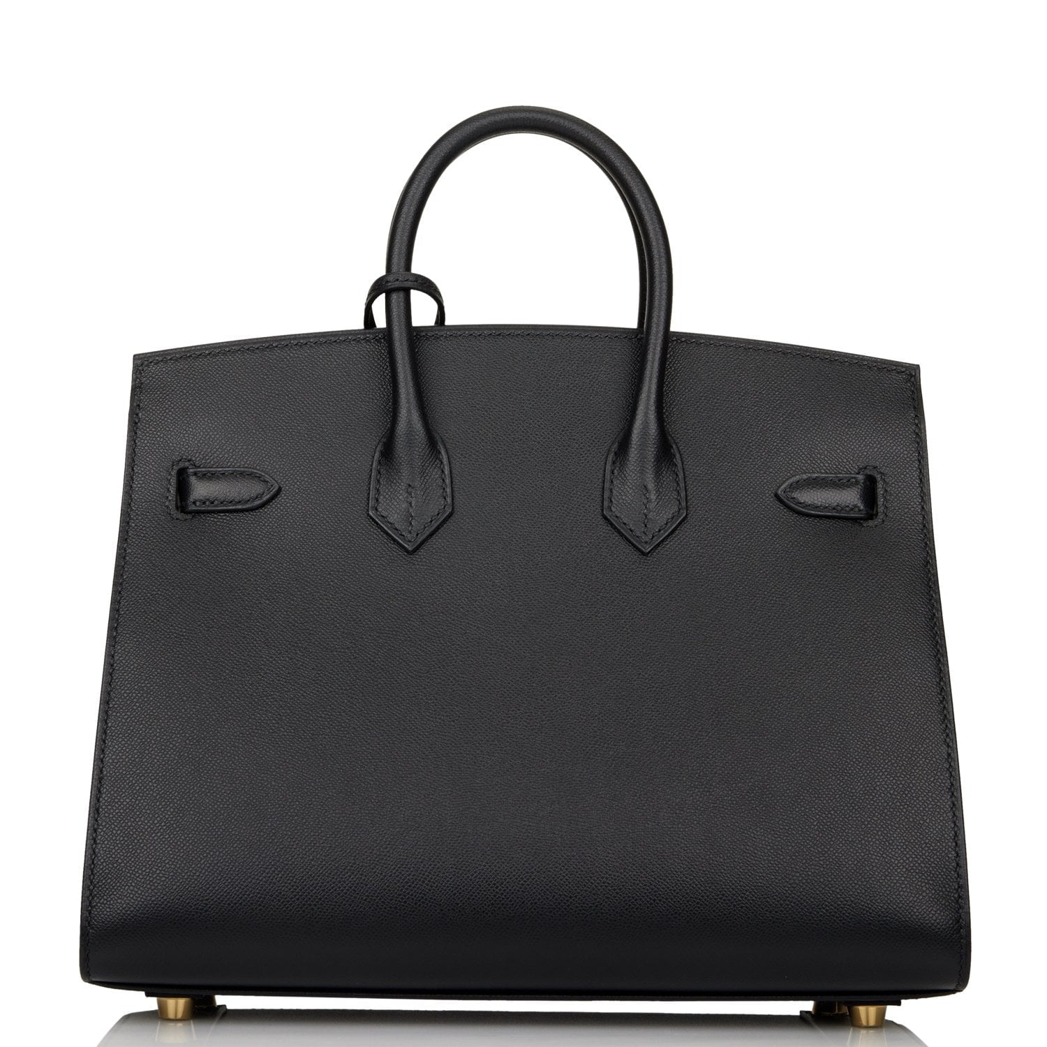 Hermes Birkin Sellier 25 Black Madame Gold Hardware