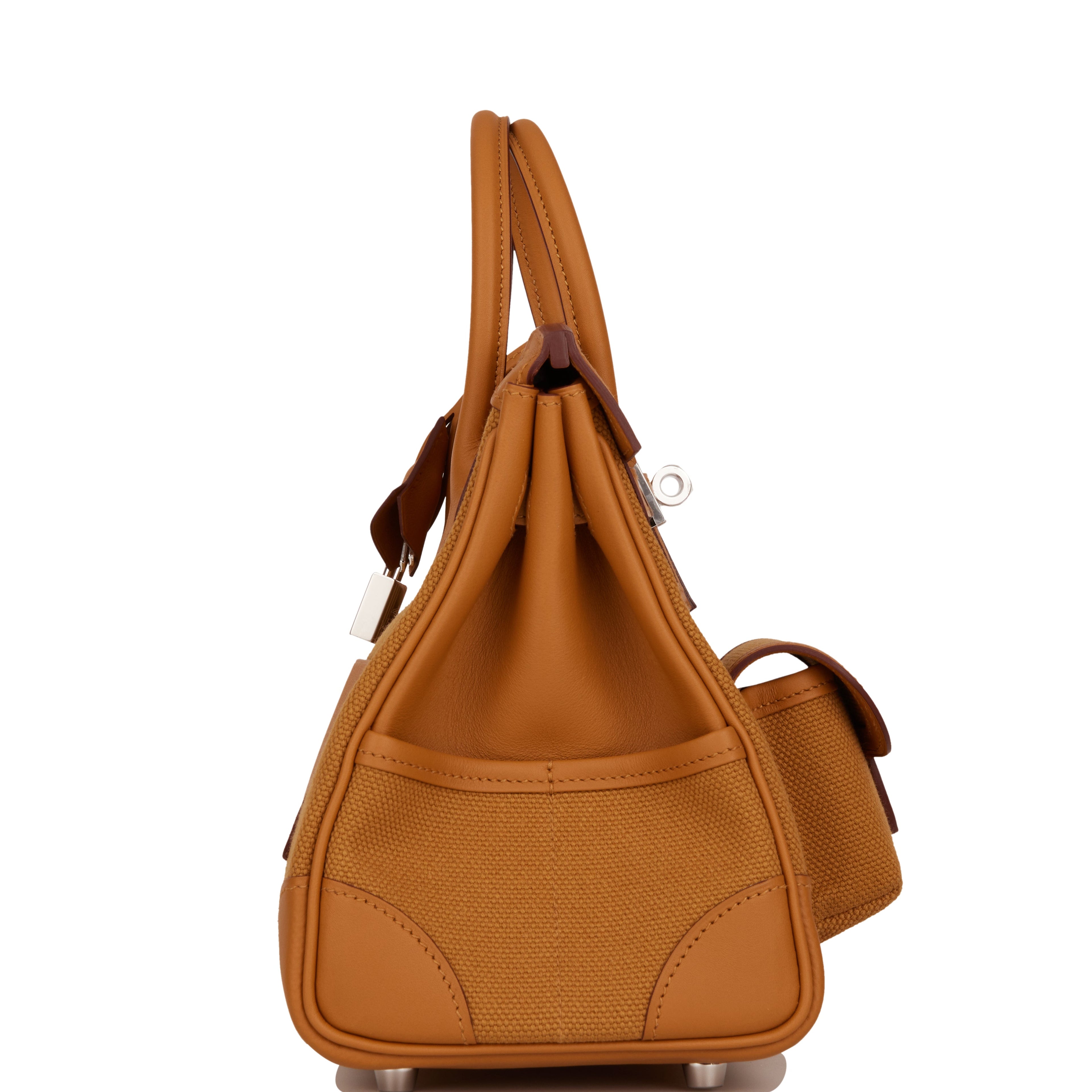 Hermes Birkin Cargo 25 Desert/Sesame Swift and Toile Canvas Palladium Hardware - Payment 2 for SS