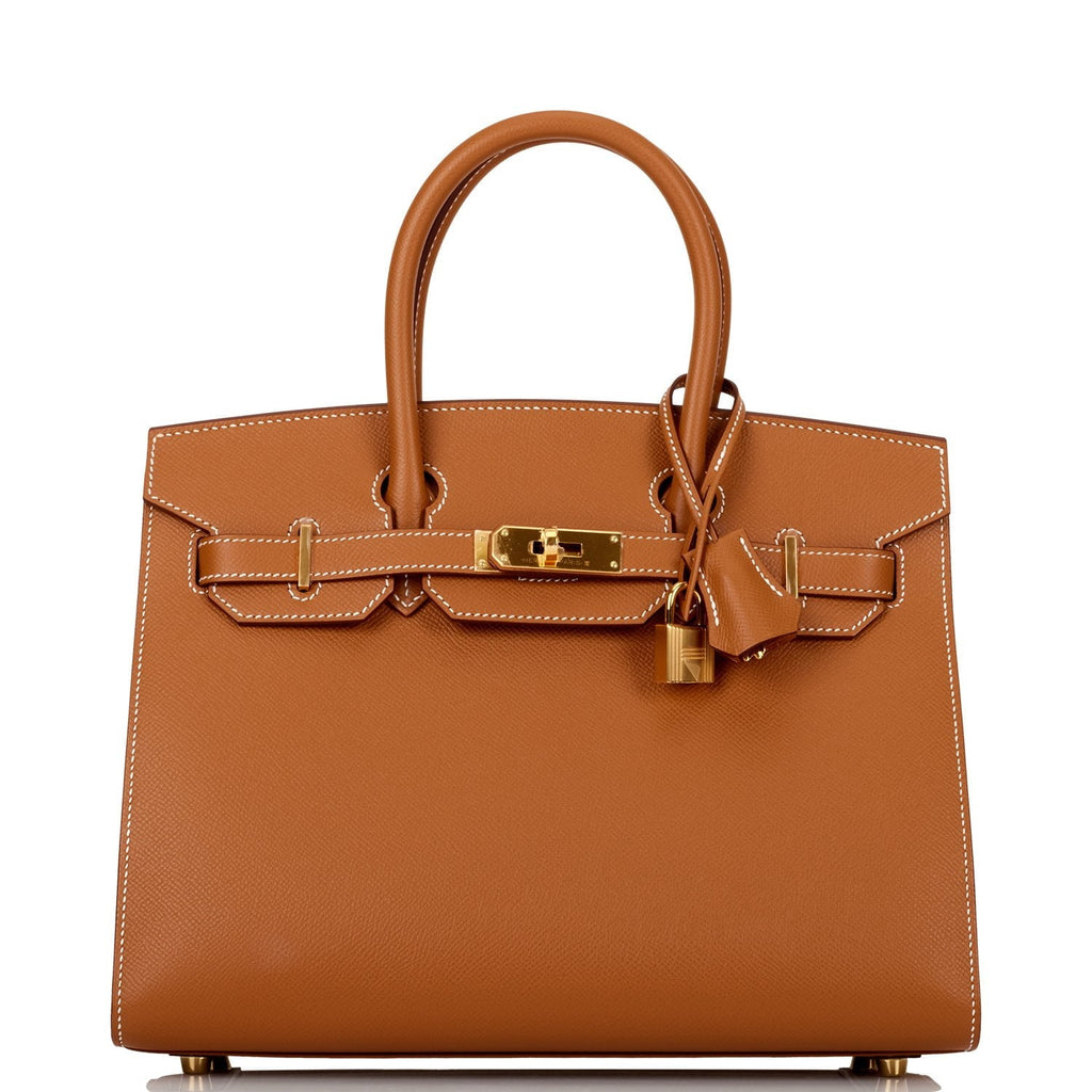 Hermes Birkin Sellier 30 Gold Epsom Gold Hardware