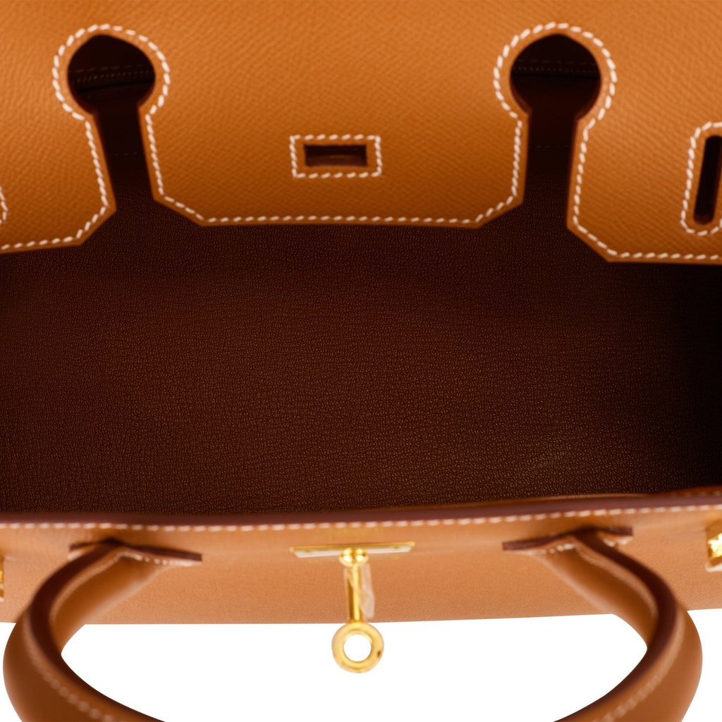 Hermes Birkin Sellier 30 Gold Epsom Gold Hardware
