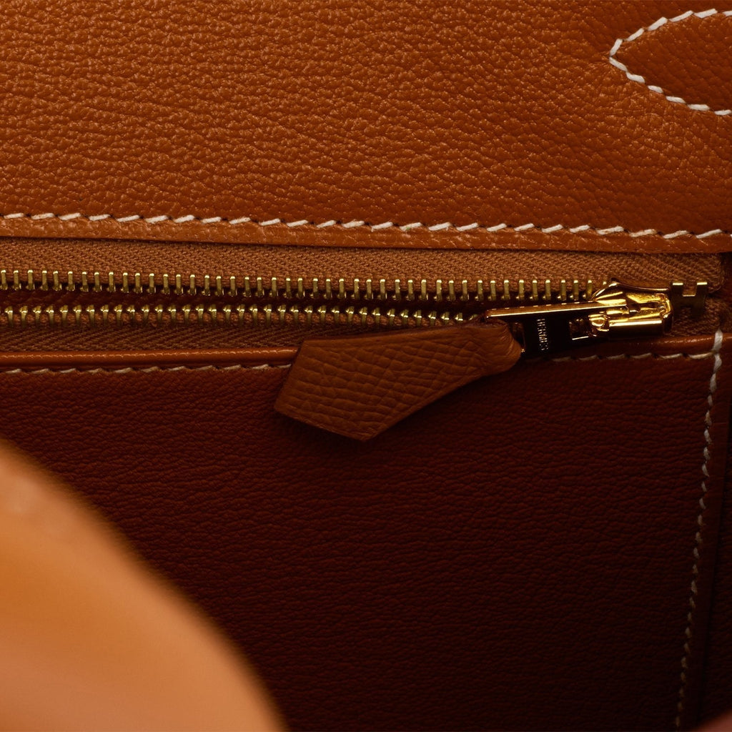 Hermes Birkin Sellier 30 Gold Epsom Gold Hardware