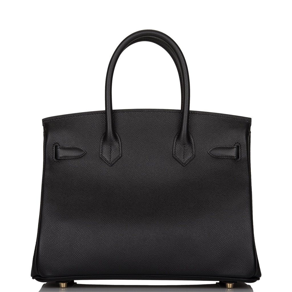 Hermes Black Epsom Birkin 30cm Gold Hardware