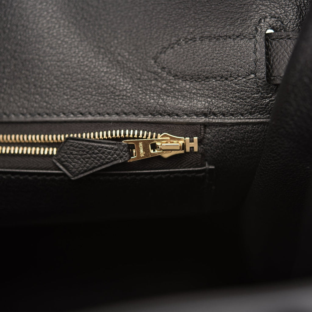 Hermes Black Epsom Birkin 30cm Gold Hardware