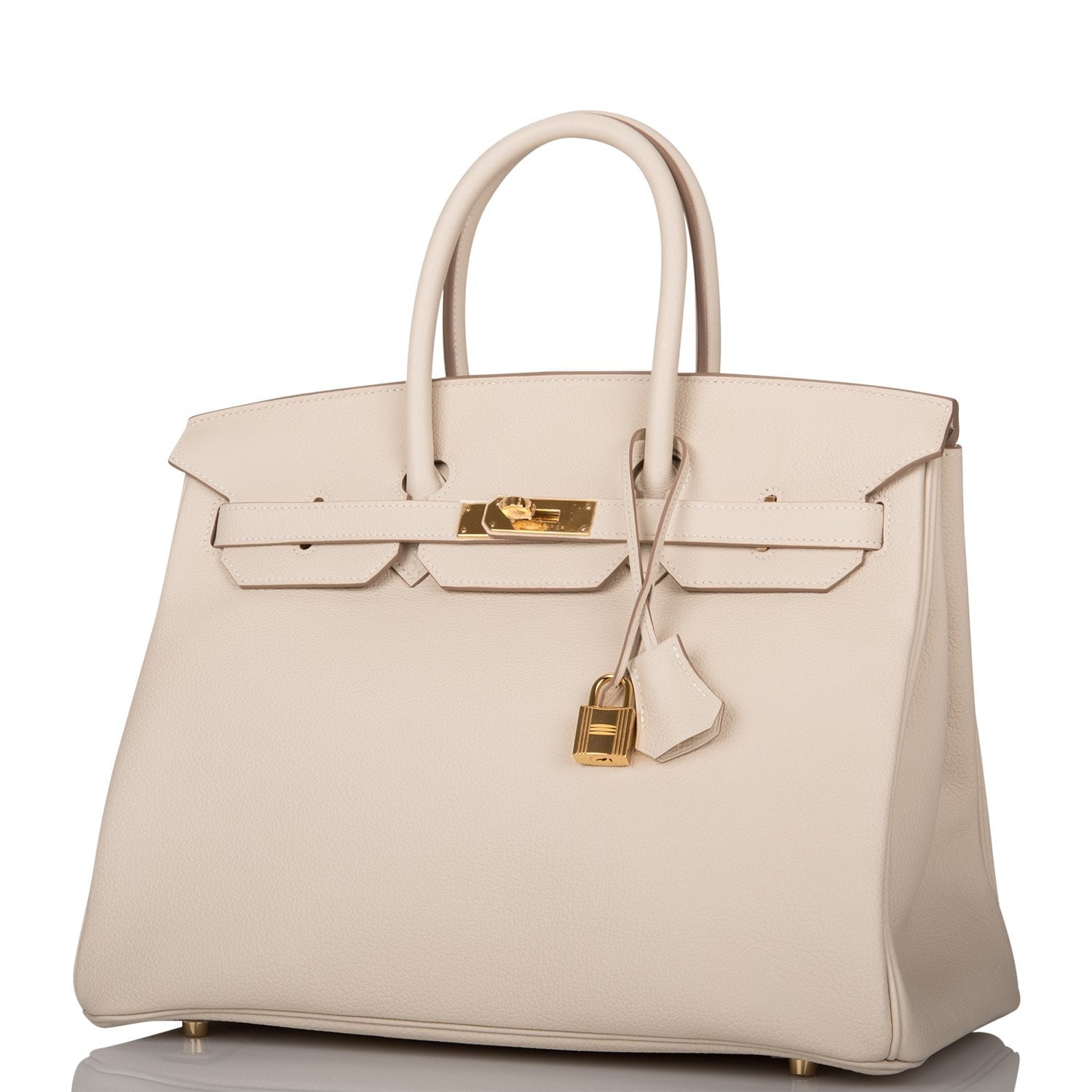Hermes Craie Togo Birkin 35cm Gold Hardware