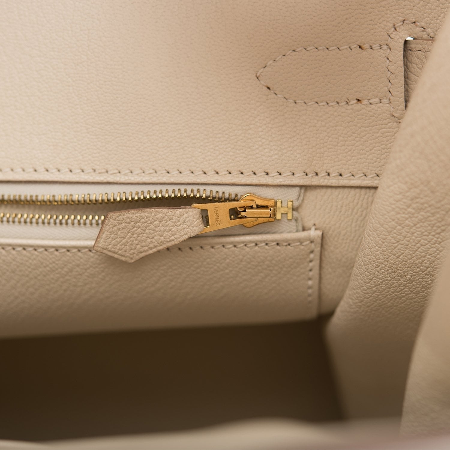 Hermes Craie Togo Birkin 35cm Gold Hardware