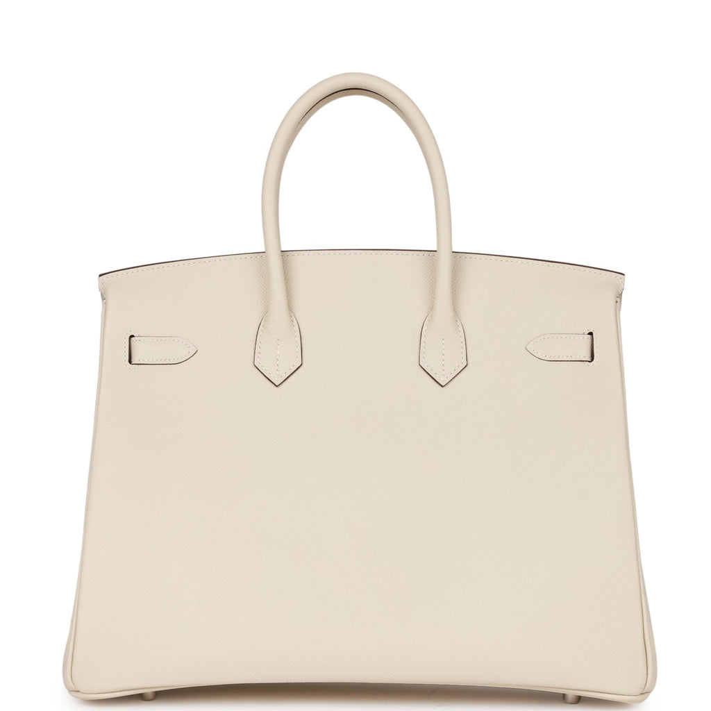 Hermes Special Order (HSS) Birkin 35 Nata Verso Epsom Palladium Hardware