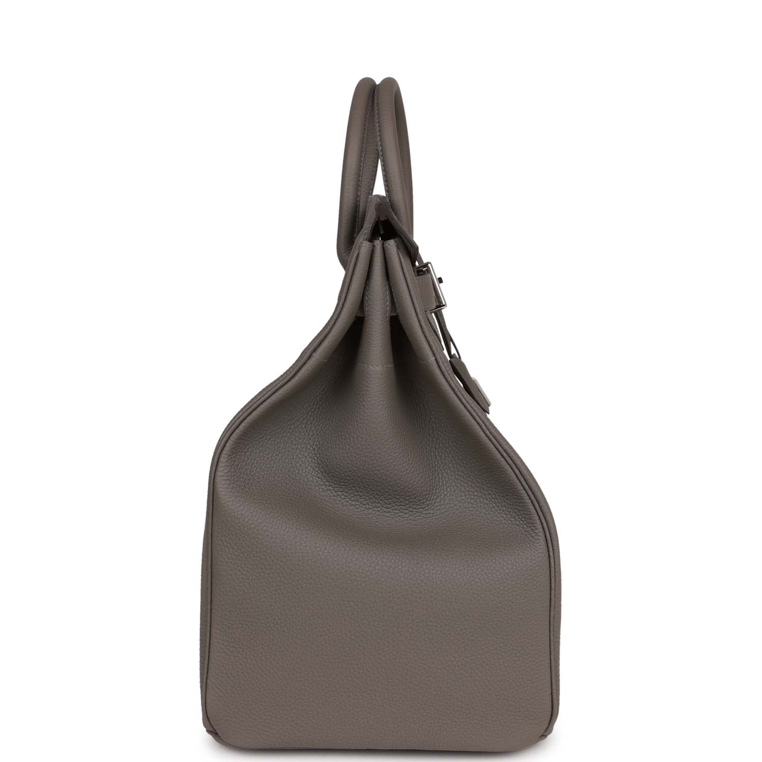 Hermes HAC Birkin 40 Gris Meyer Togo Palladium Hardware