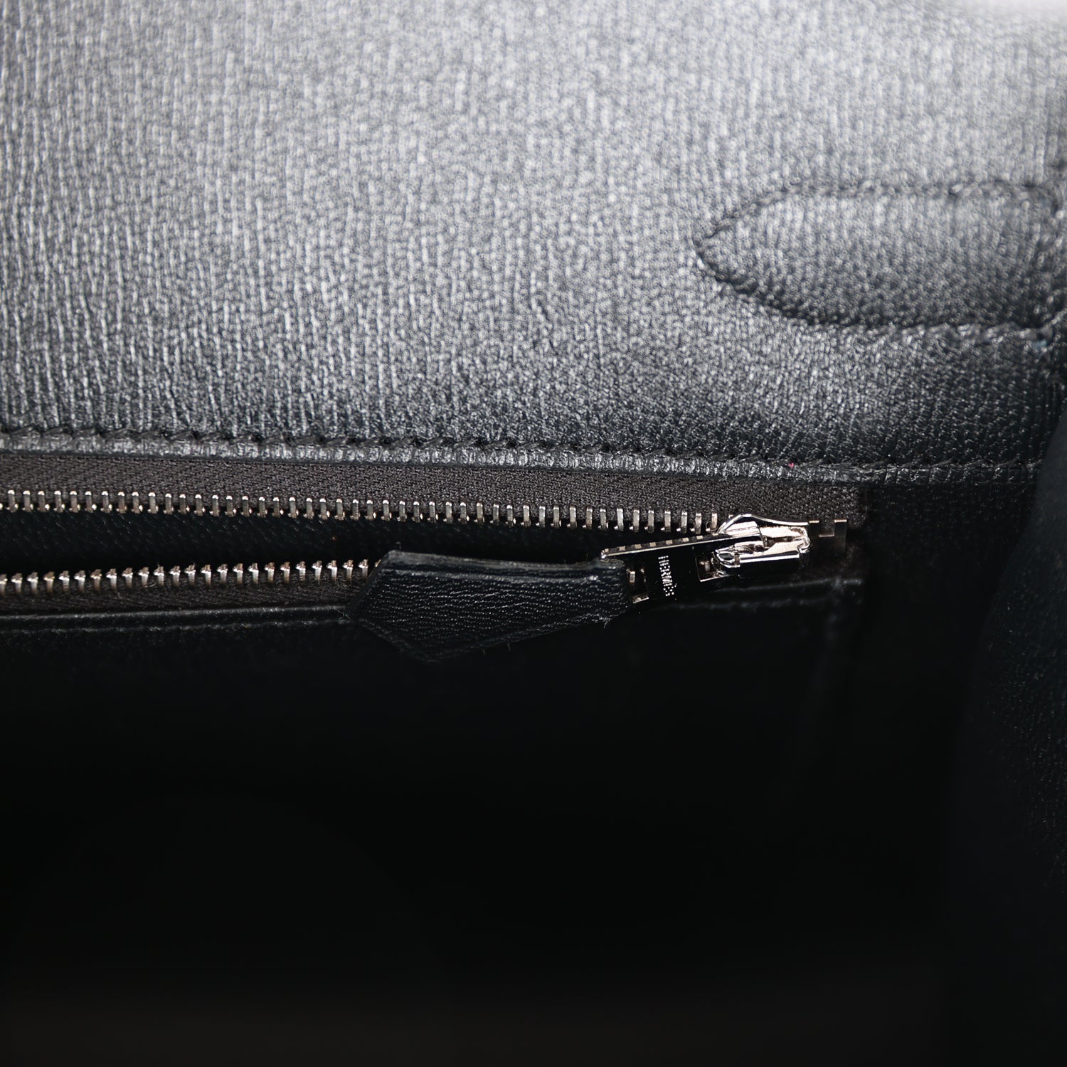 Hermes Birkin Sellier 30 Black Shiny Porosus Crocodile Palladium Hardware