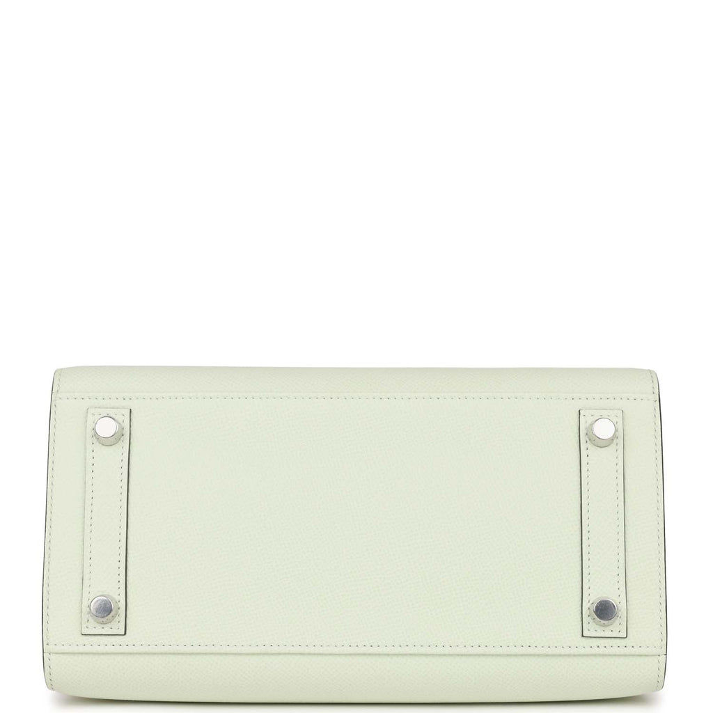 Hermes Birkin Sellier 25 Vert Fizz Epsom Palladium Hardware