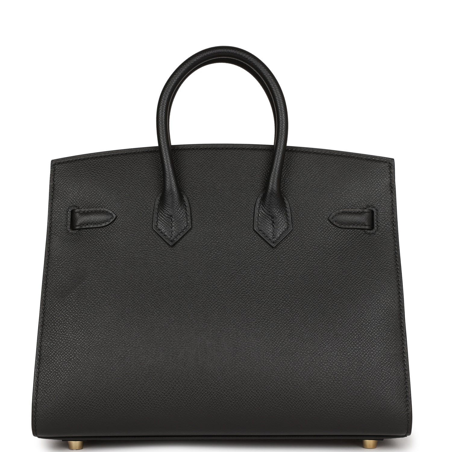 Hermes Birkin Sellier 25 Black Epsom Gold Hardware