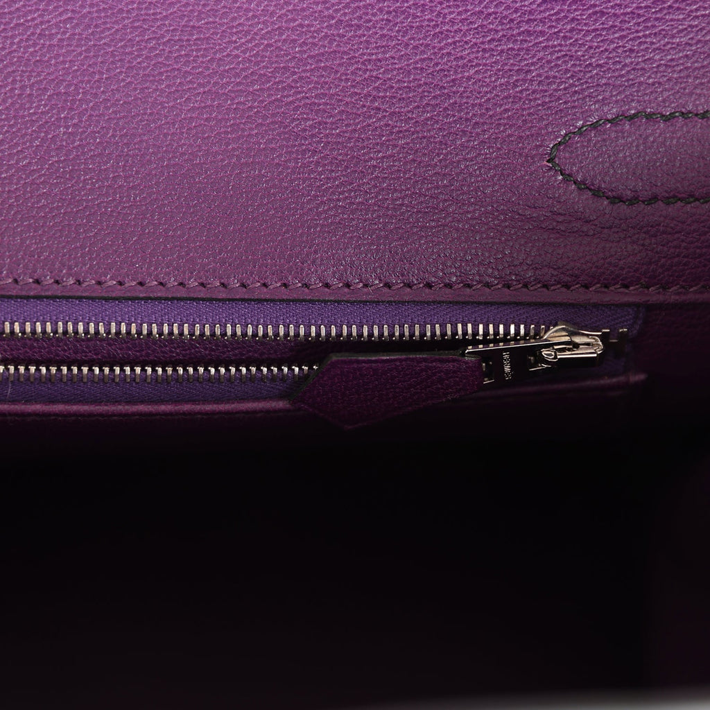 Hermes Special Order (HSS) Birkin 30 Black Verso Ostrich Brushed Palladium Hardware