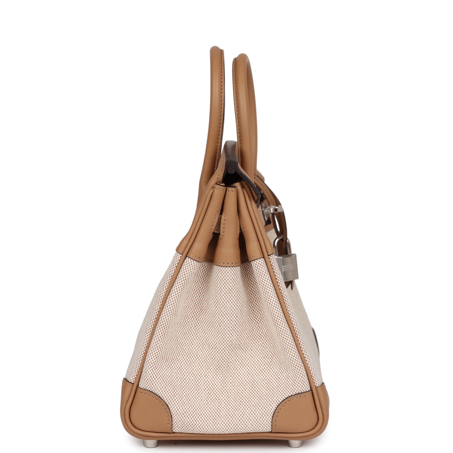 Hermes Birkin 25 Toile H and Chai Swift Palladium Hardware