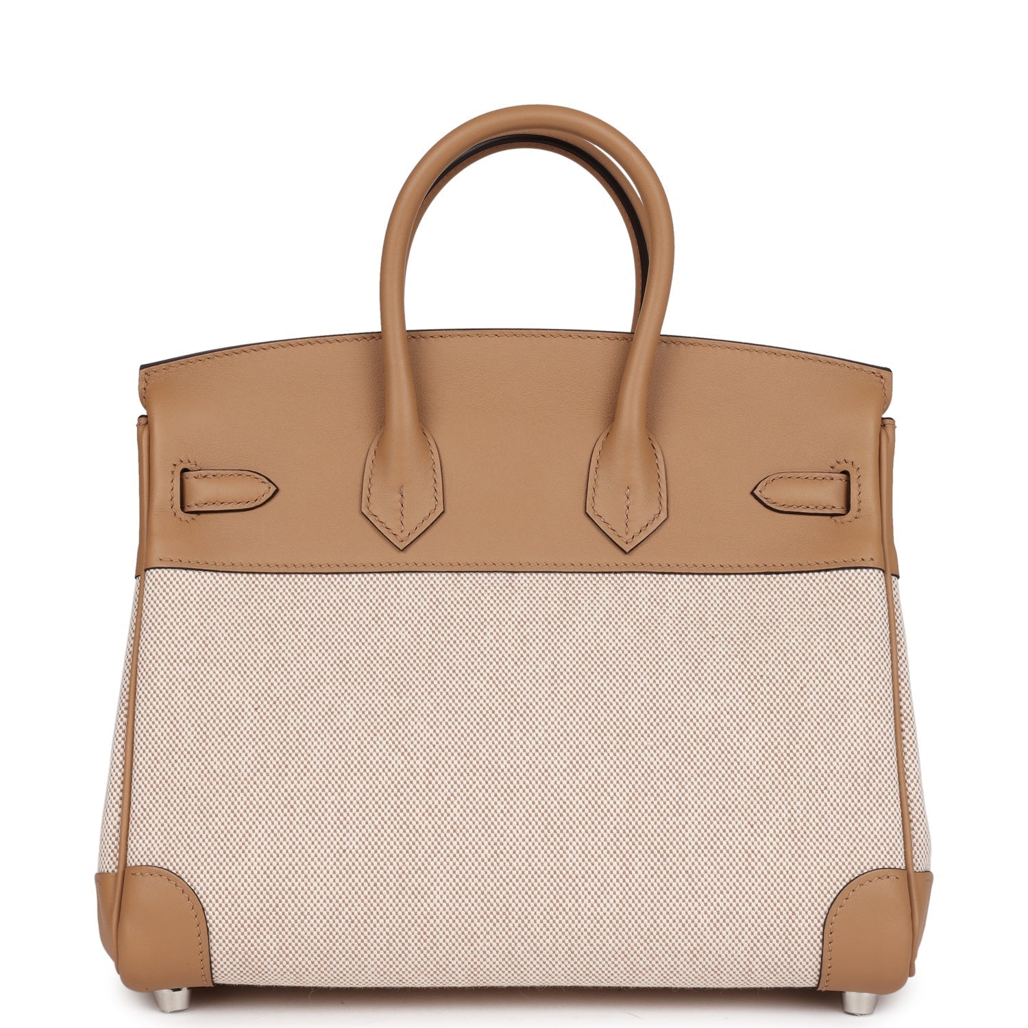 Hermes Birkin 25 Toile H and Chai Swift Palladium Hardware
