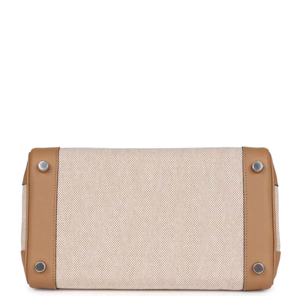 Hermes Birkin 25 Toile H and Chai Swift Palladium Hardware