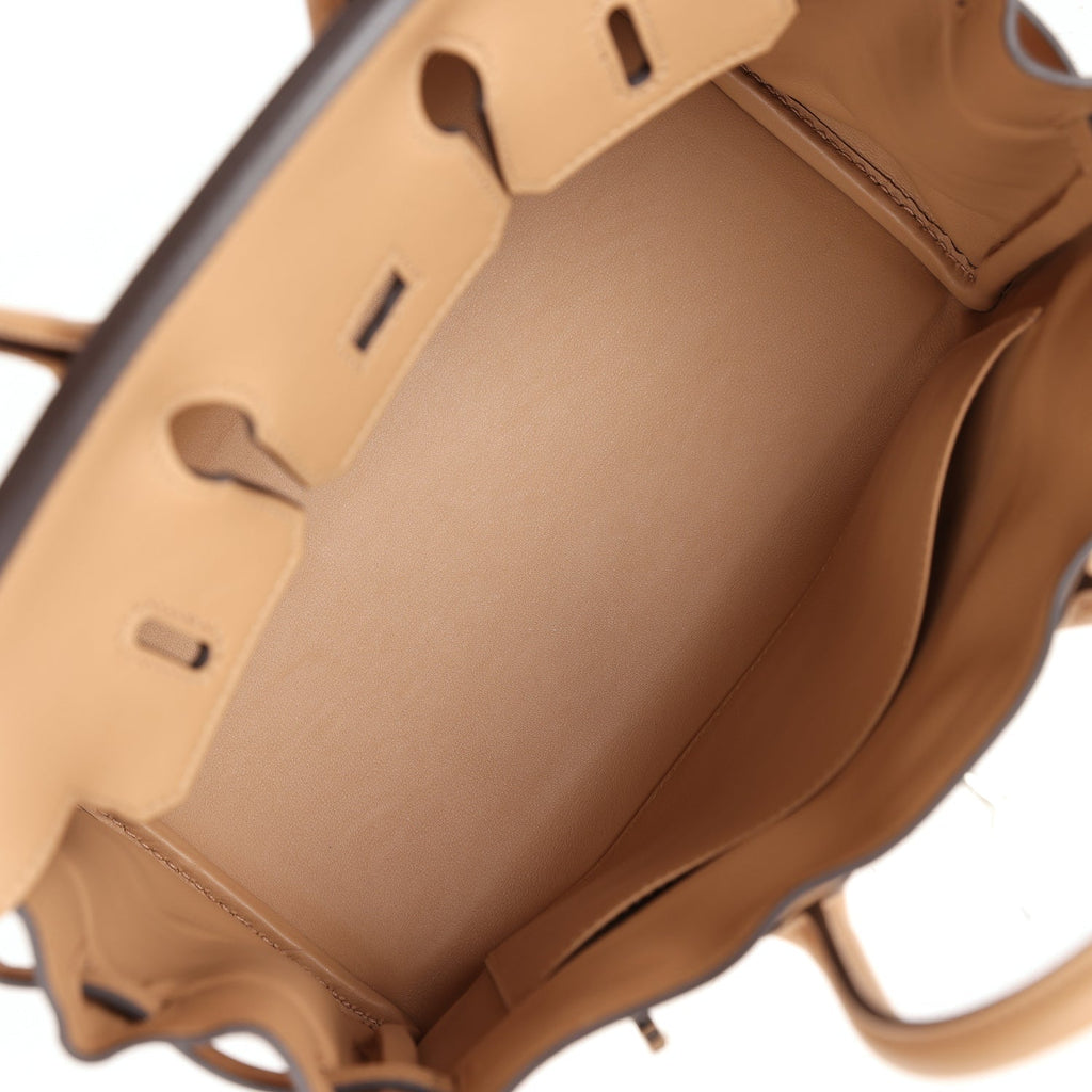 Hermes Birkin 25 Toile H and Chai Swift Palladium Hardware