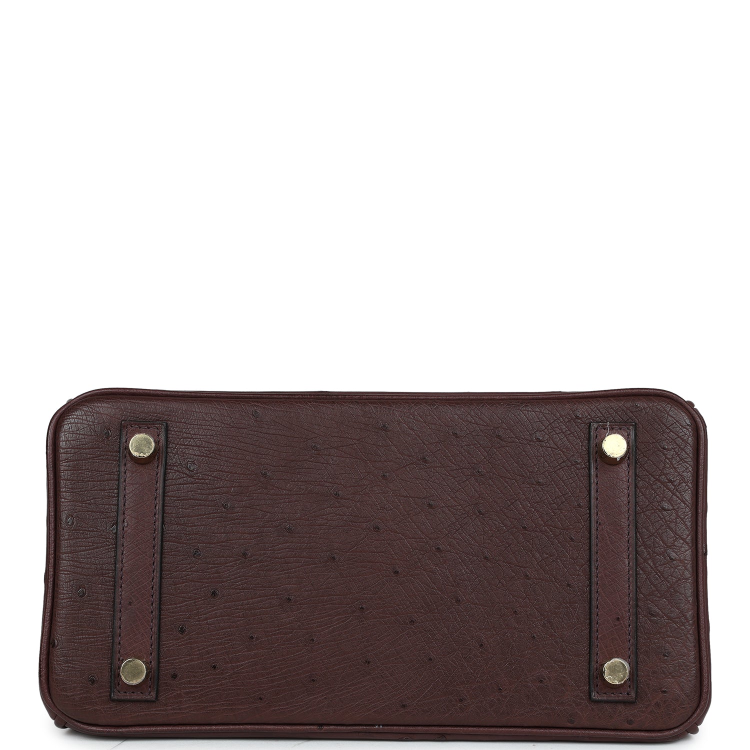 Hermes Birkin 25 Rouge Sellier Ostrich Gold Hardware