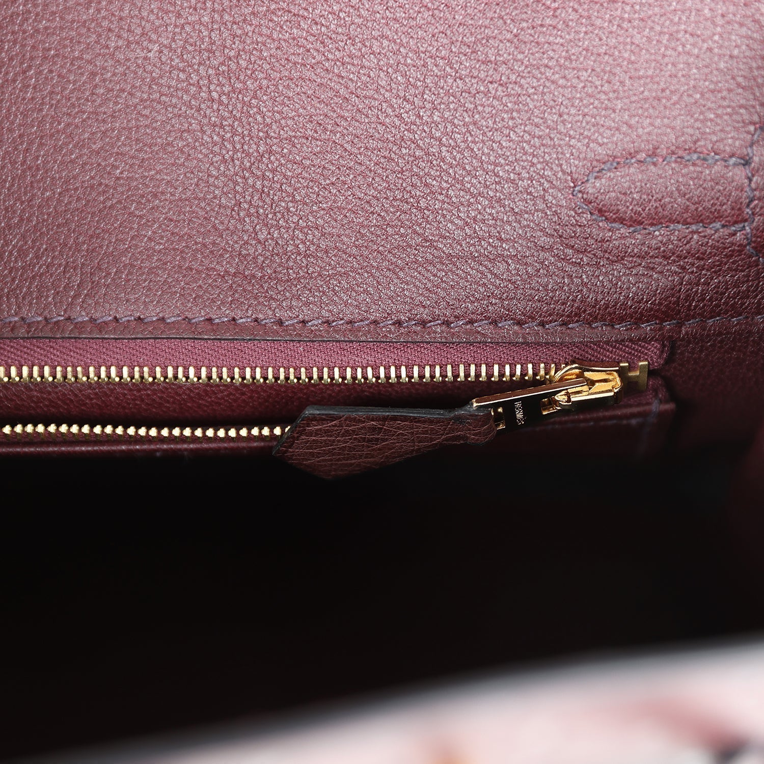 Hermes Birkin 25 Rouge Sellier Ostrich Gold Hardware