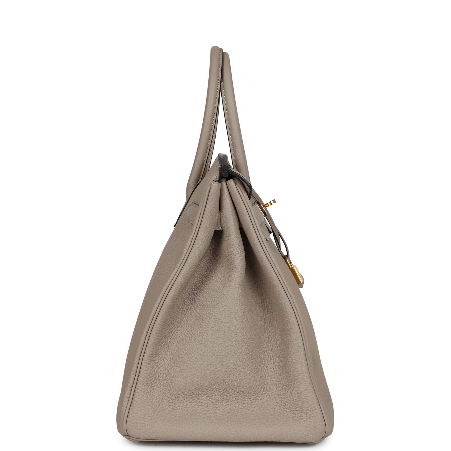 Hermes Birkin 35 Gris Tourterelle Togo Gold Hardware