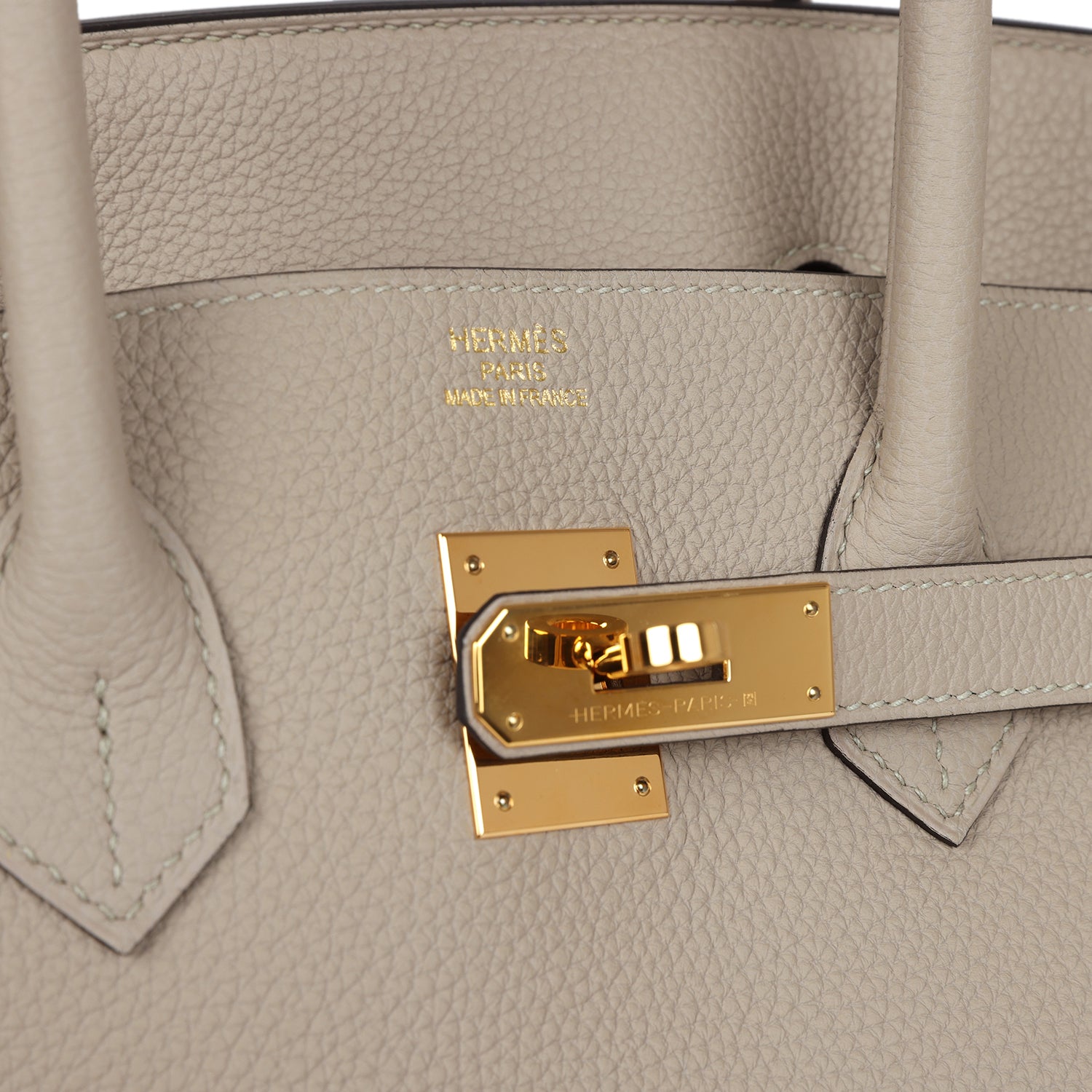 Hermes Birkin 35 Gris Tourterelle Togo Gold Hardware
