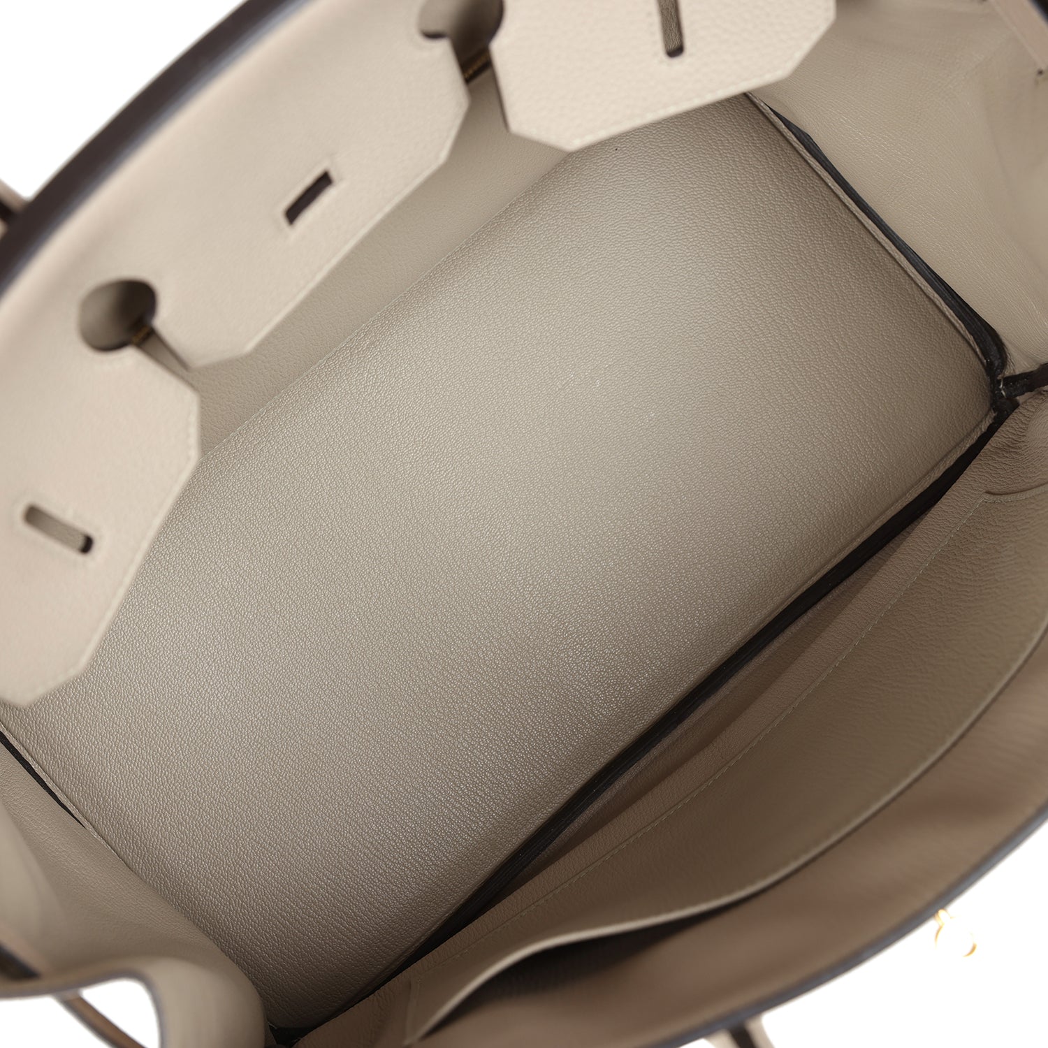 Hermes Birkin 35 Gris Tourterelle Togo Gold Hardware