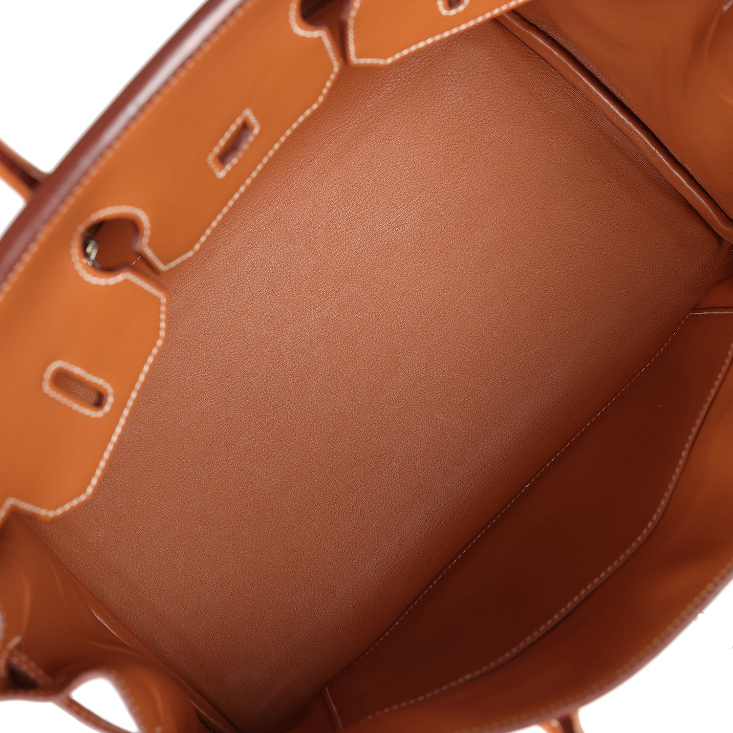 Hermes Birkin 35 Toile H and Fauve Barenia Palladium Hardware