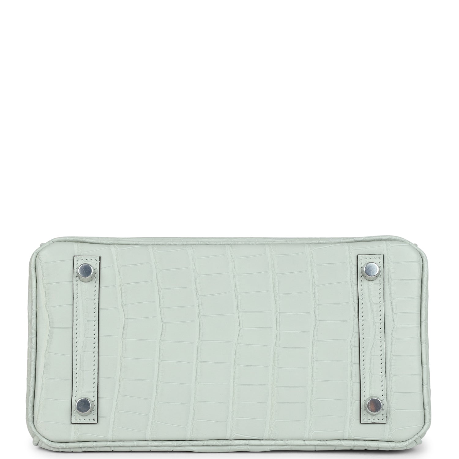 Hermes Birkin 25 Gris Neve Matte Alligator Palladium Hardware