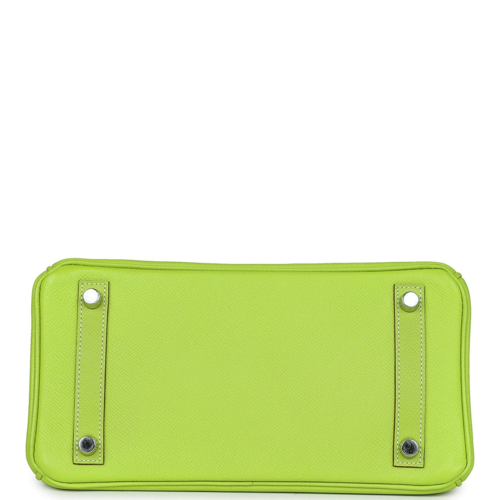 Hermes Birkin 25 Kiwi Candy Epsom Palladium Hardware