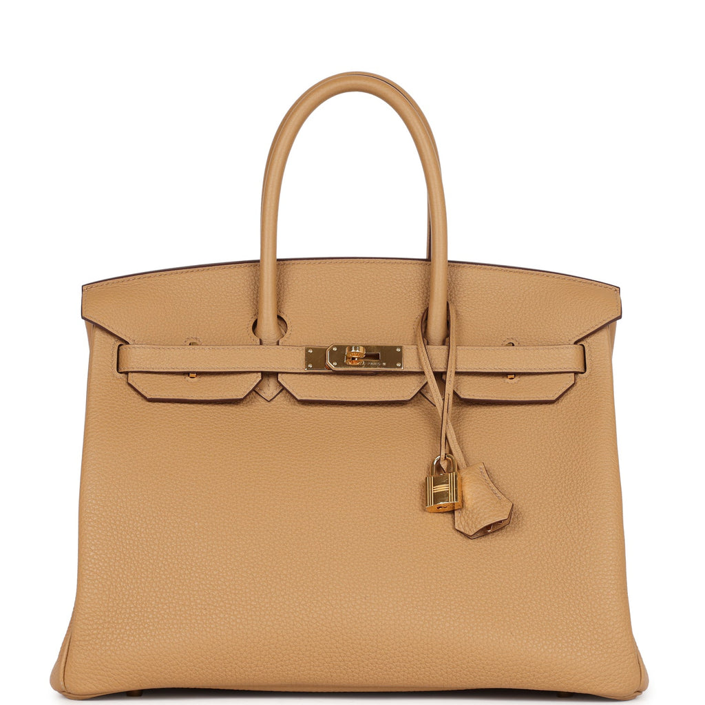 Hermes Birkin 35 Biscuit Togo Gold Hardware