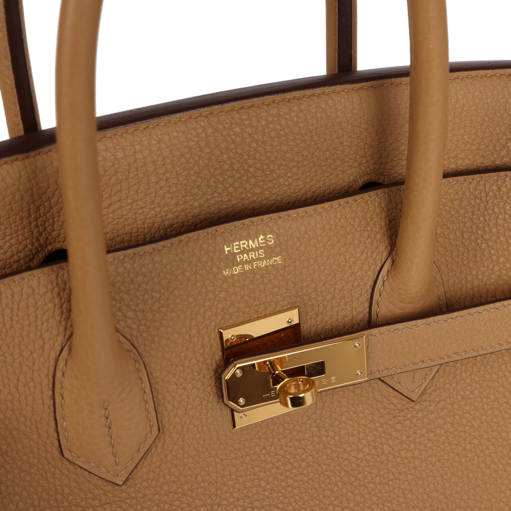 Hermes Birkin 35 Biscuit Togo Gold Hardware