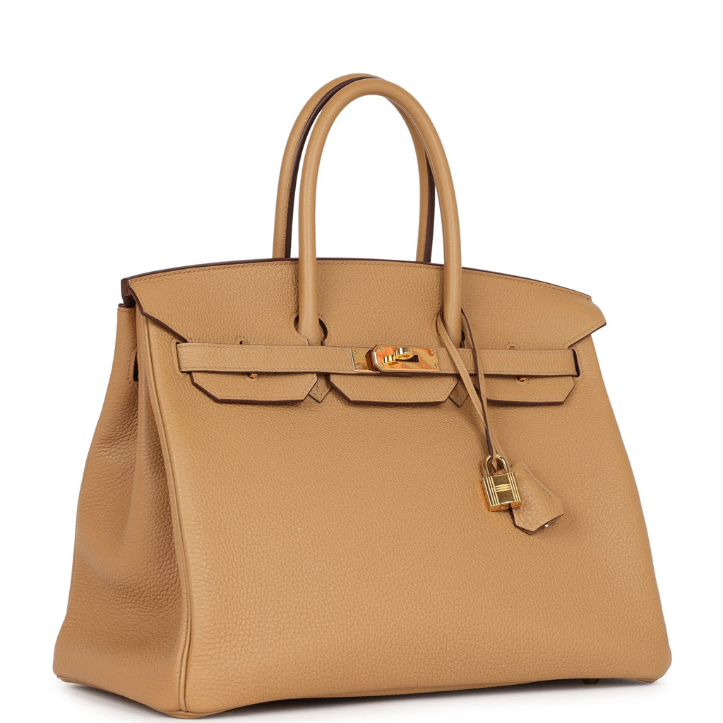 Hermes Birkin 35 Biscuit Togo Gold Hardware