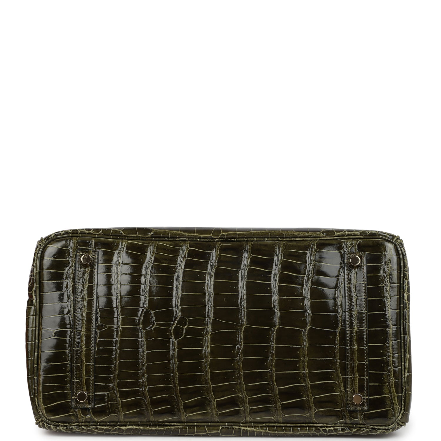 Hermes Birkin 35 Vert Veronese Shiny Porosus Crocodile Gold Hardware