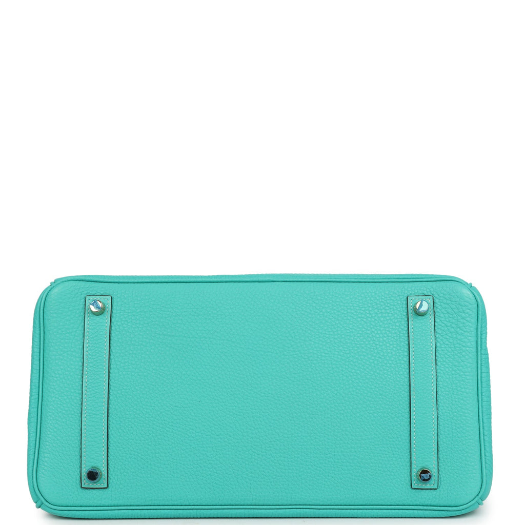 Hermes Birkin 35 Lagoon Togo Gold Hardware