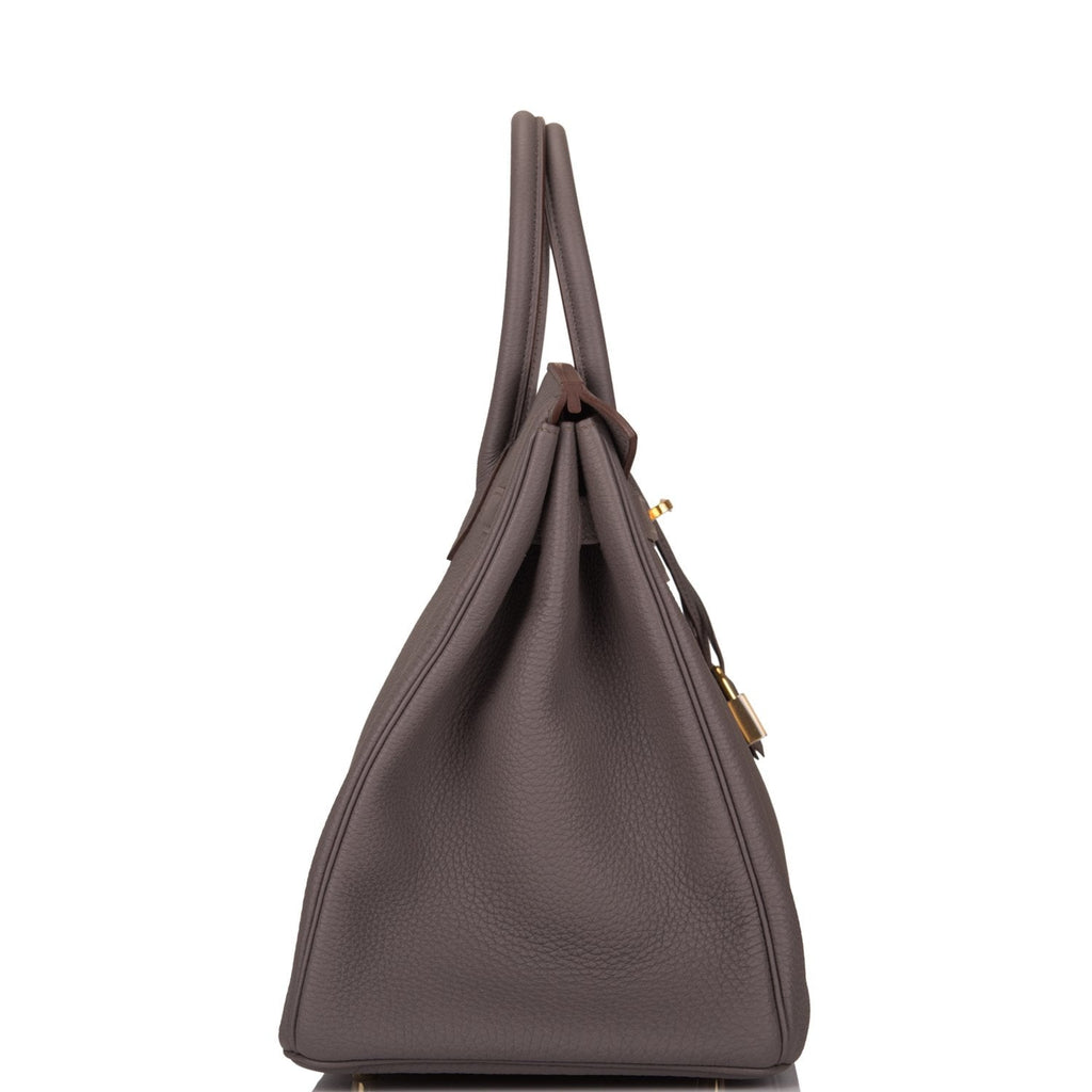 Hermes Etain Togo Birkin 35cm Gold Hardware