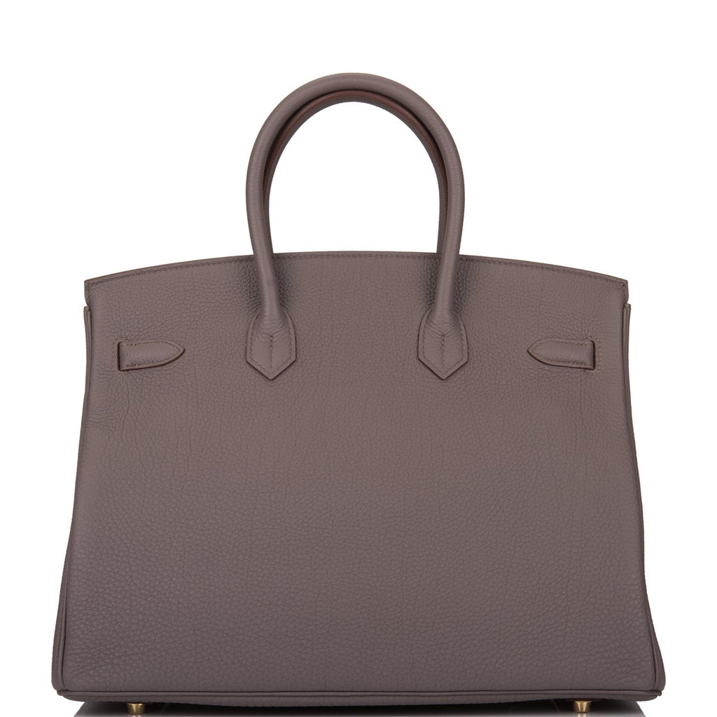 Hermes Etain Togo Birkin 35cm Gold Hardware
