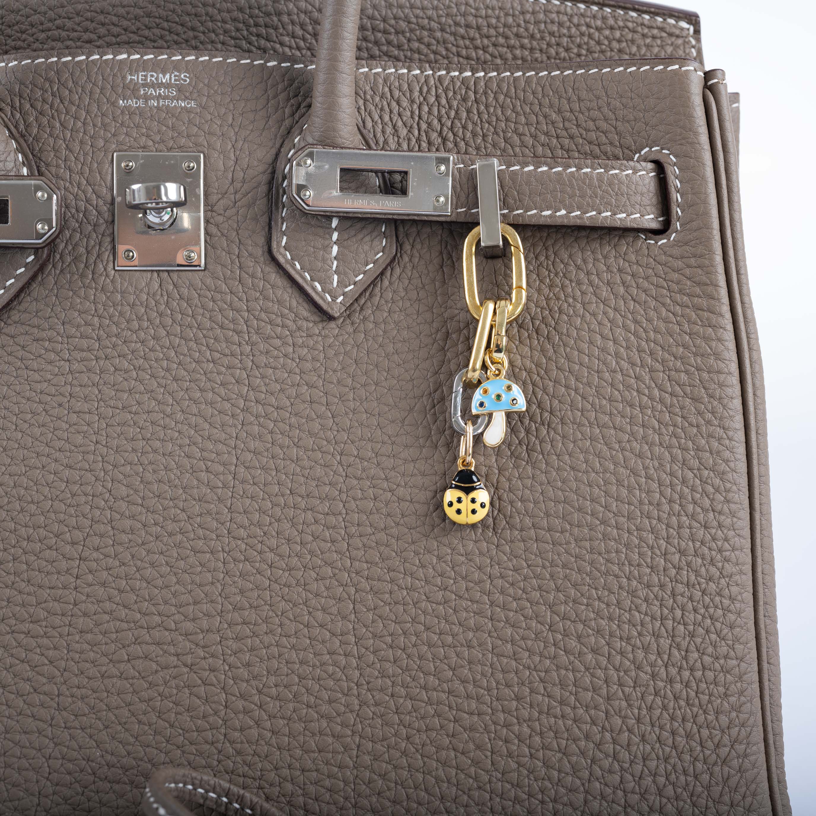 Hermes Birkin 25 Etoupe Togo Palladium Hardware