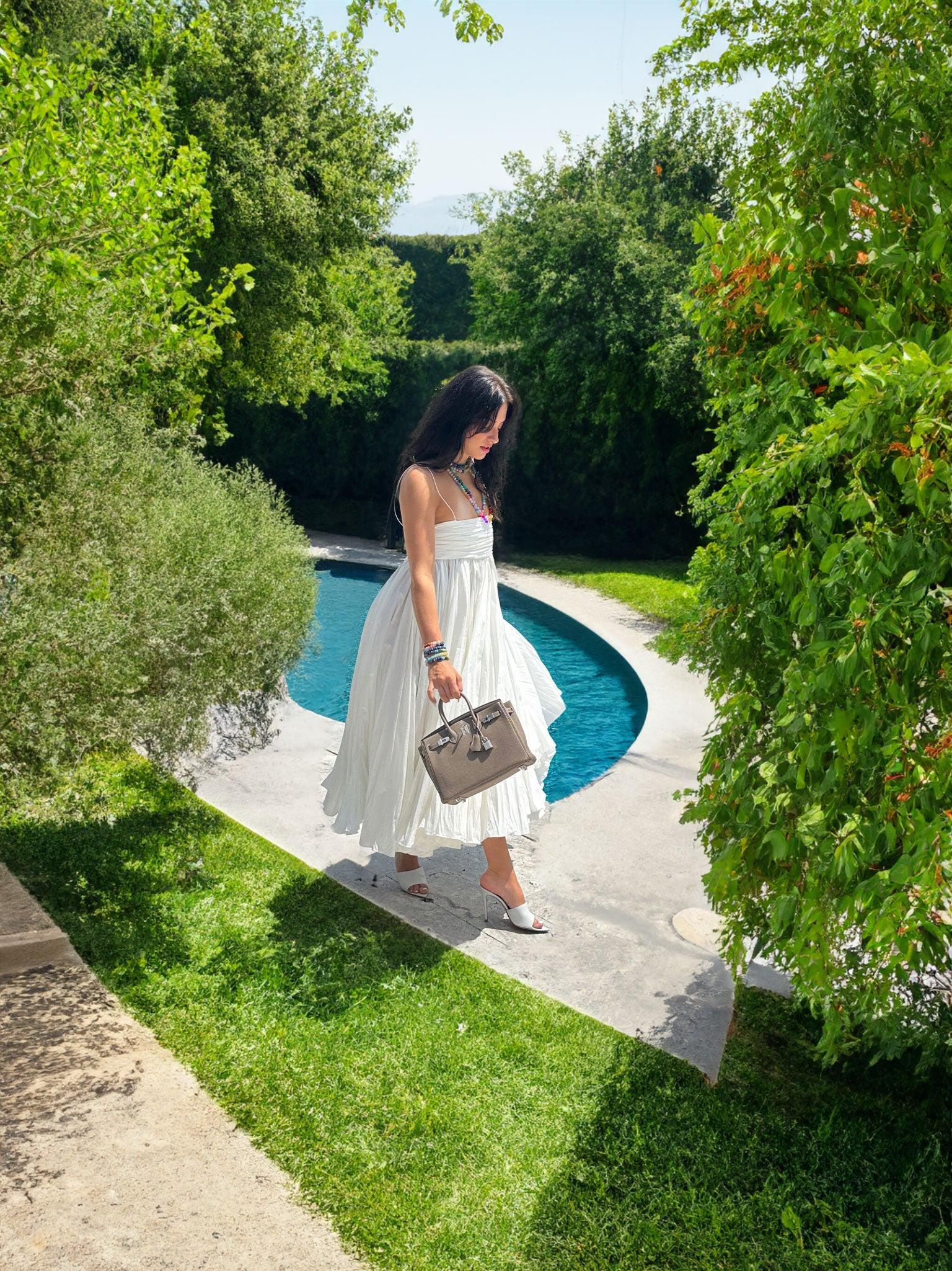 Hermes Birkin 25 Etoupe Togo Palladium Hardware