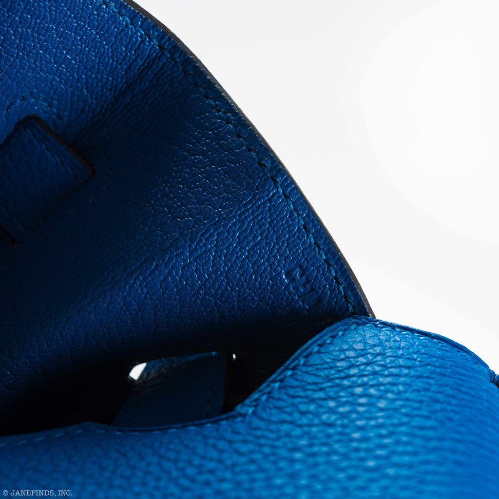 Hermes Birkin 30 Blue Zellige Togo Gold Hardware