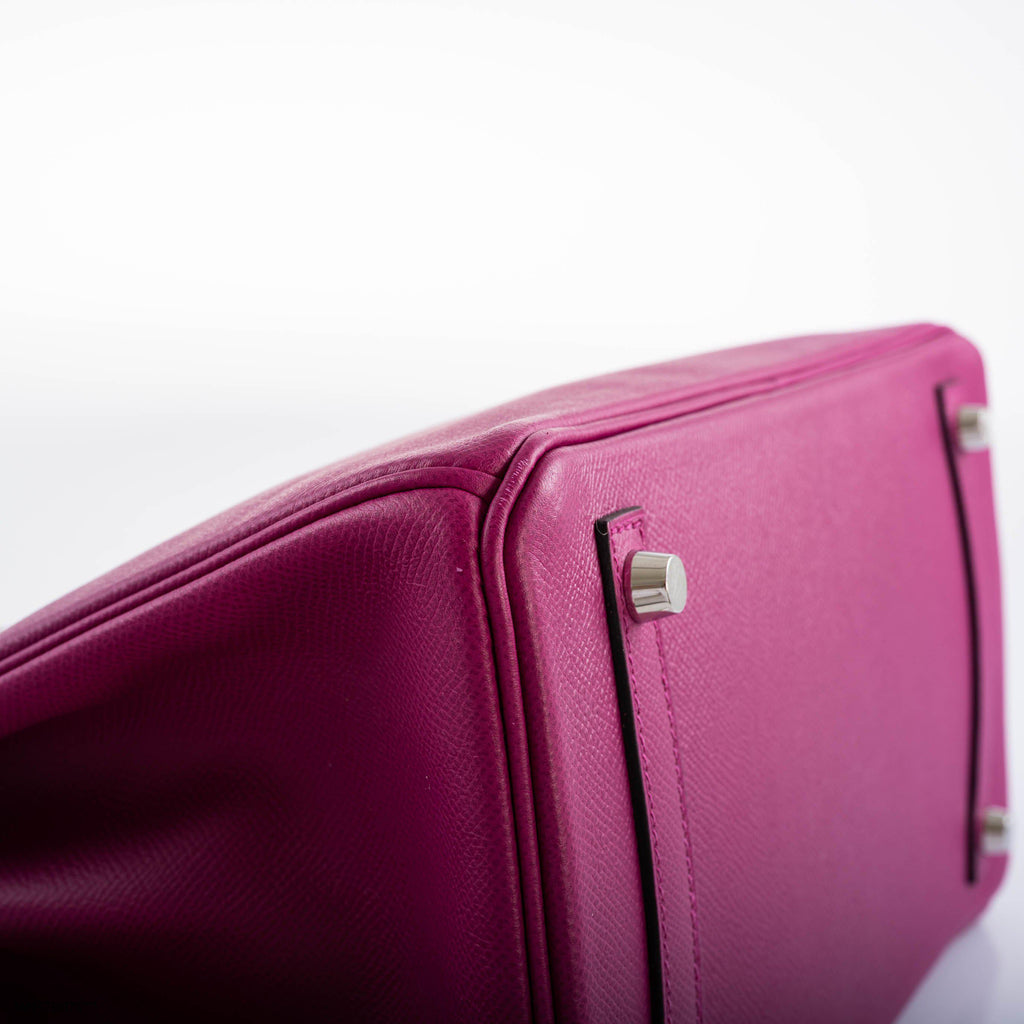 Hermes Birkin 30 Rose Pourpre Epsom with Palladium Hardware