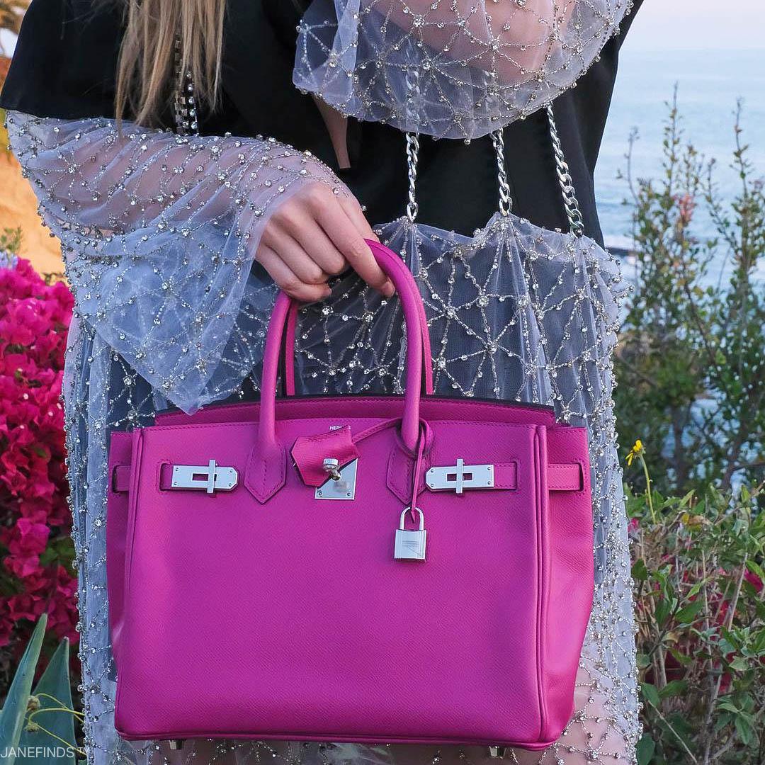 Hermes Birkin 30 Rose Pourpre Epsom with Palladium Hardware