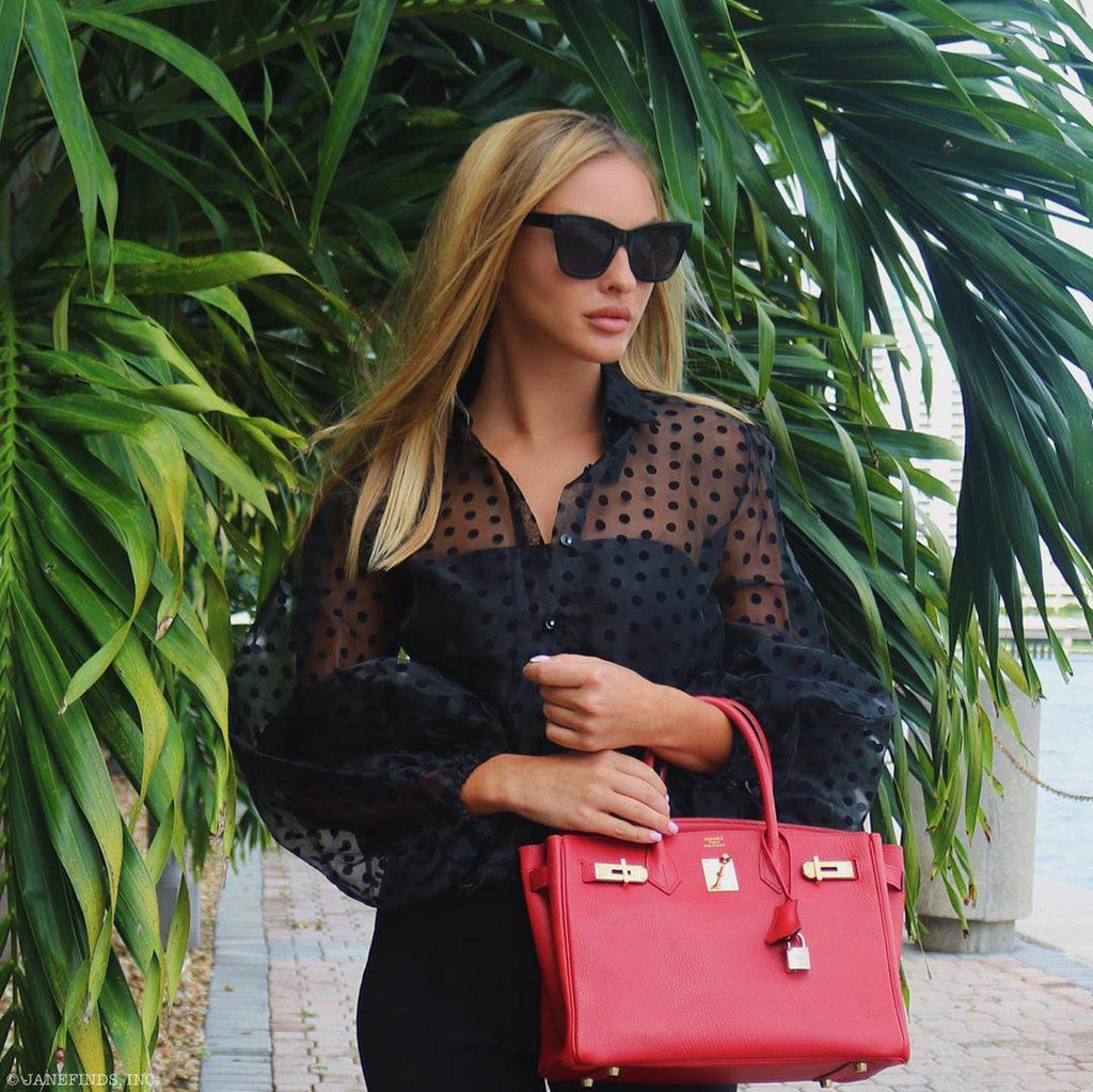 Hermes Birkin 30 Rouge Vif Ardennes Gold Hardware