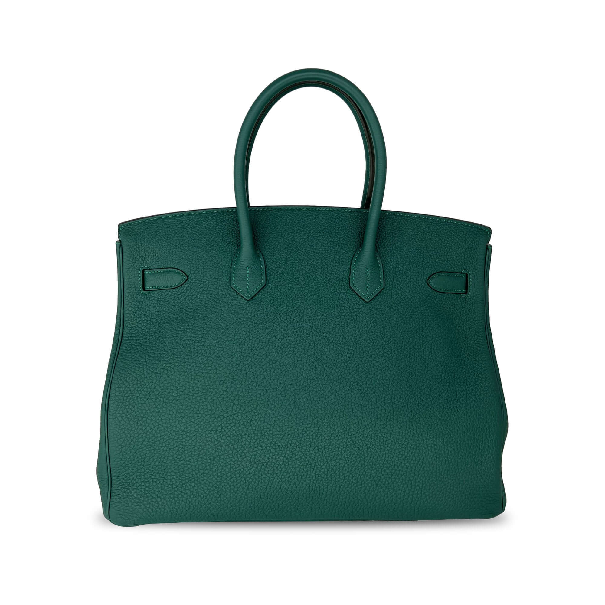 Hermes Birkin Malachite Togo Designer Bag B35 GHW