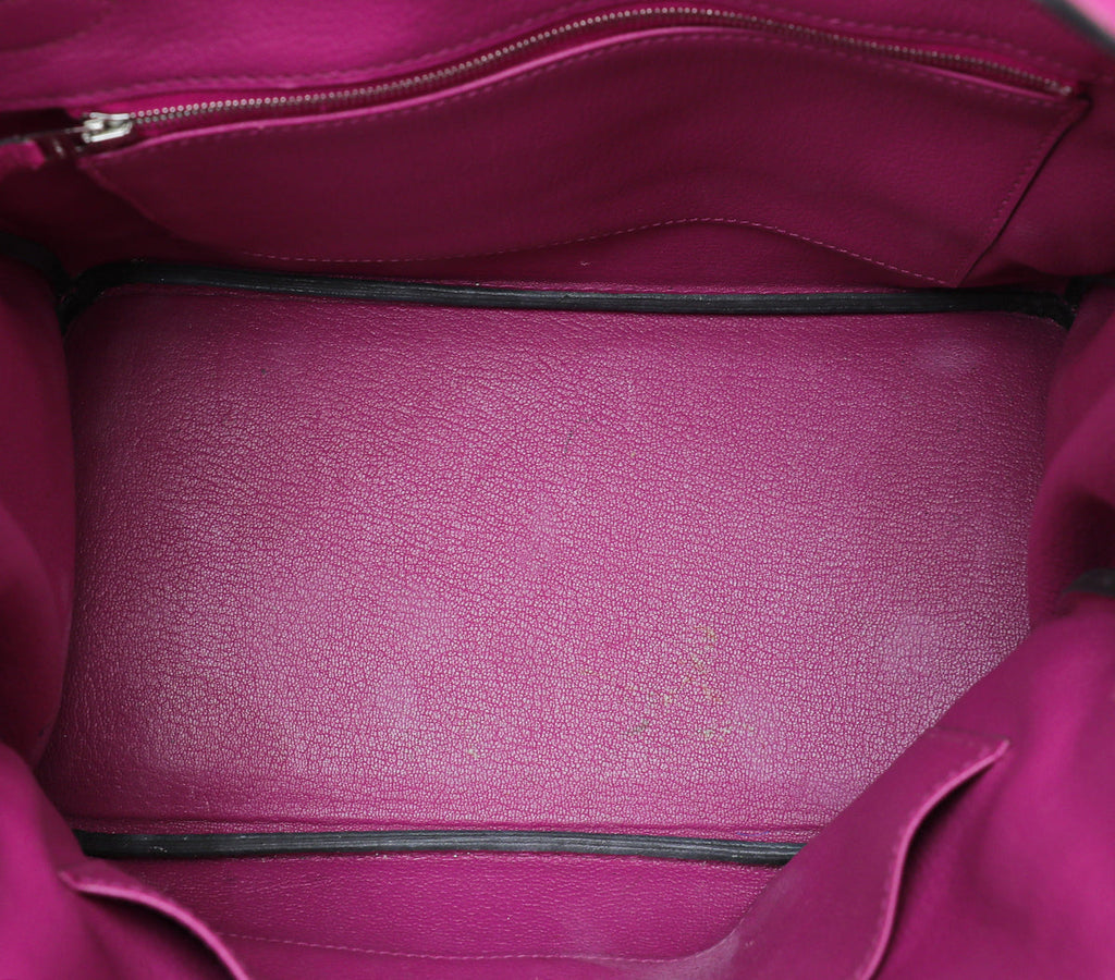 Hermes Rose Pourpre Birkin 30 Bag