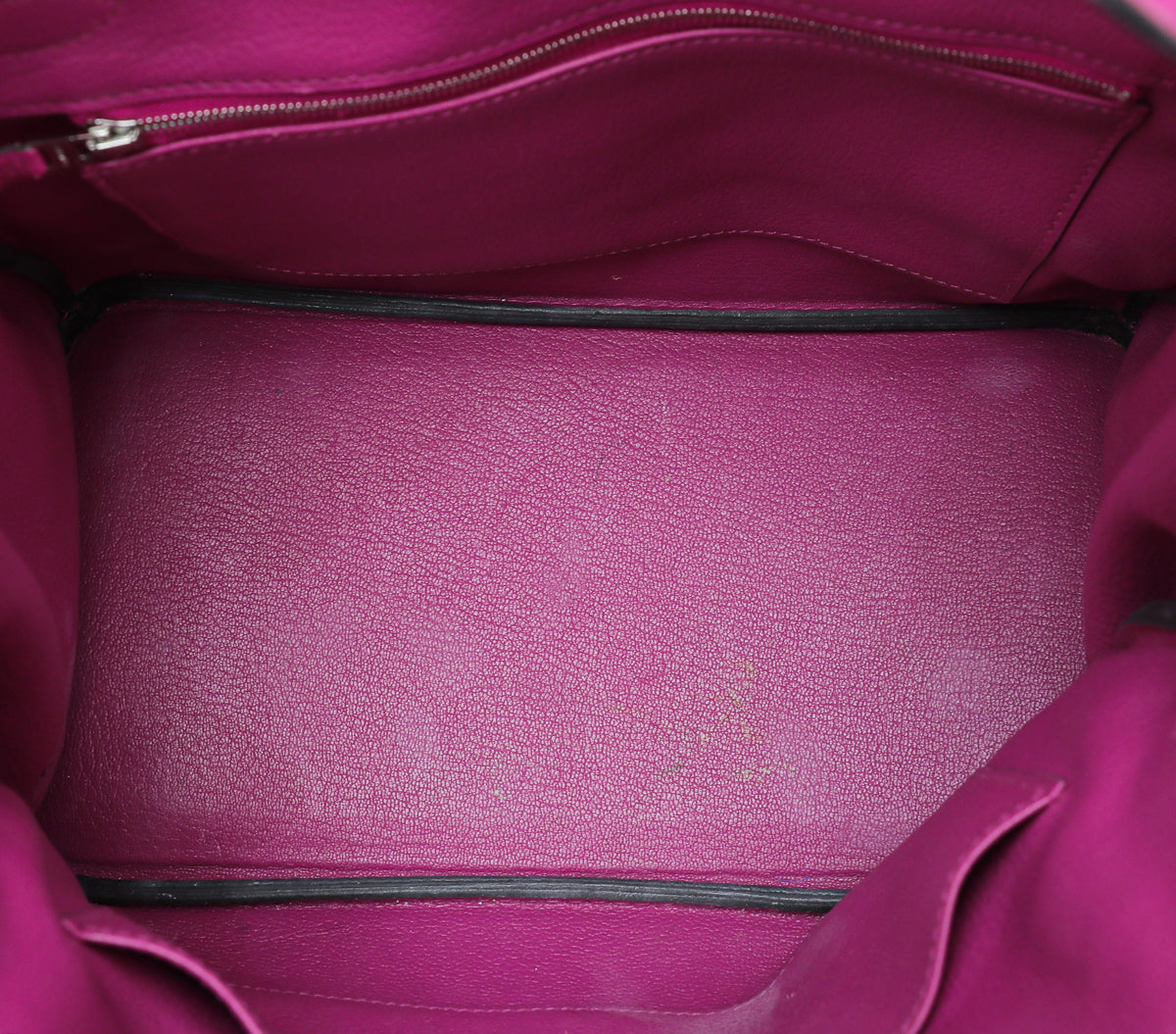 Hermes Rose Pourpre Birkin 30 Bag