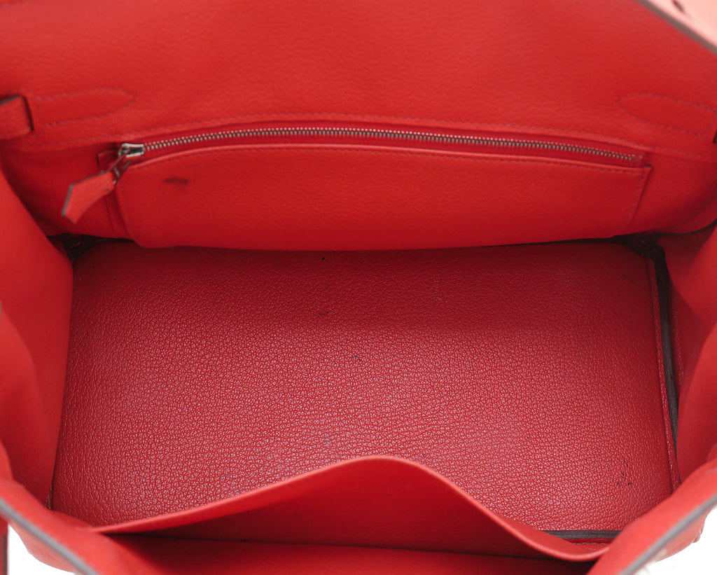 Hermes Rouge Tomate Birkin 30 Bag