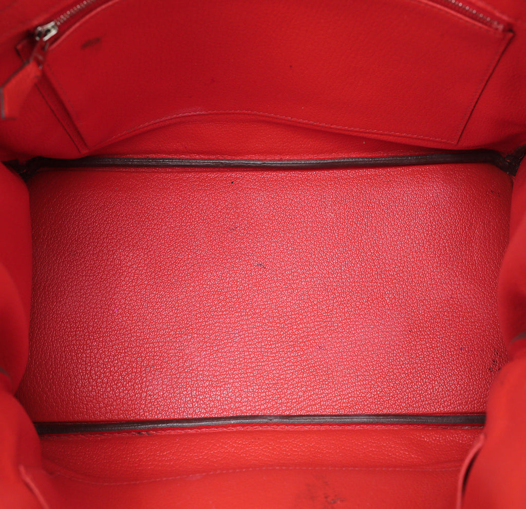 Hermes Rouge Tomate Birkin 30 Bag