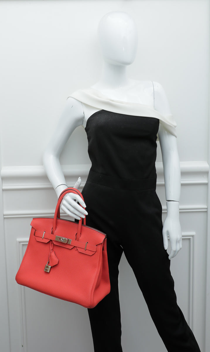 Hermes Rouge Tomate Birkin 30 Bag