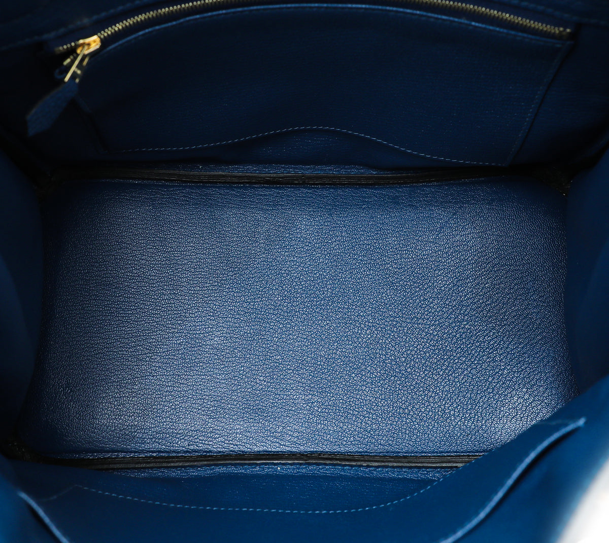 Hermes Blue De Galice Birkin 30 Bag w/Twilly