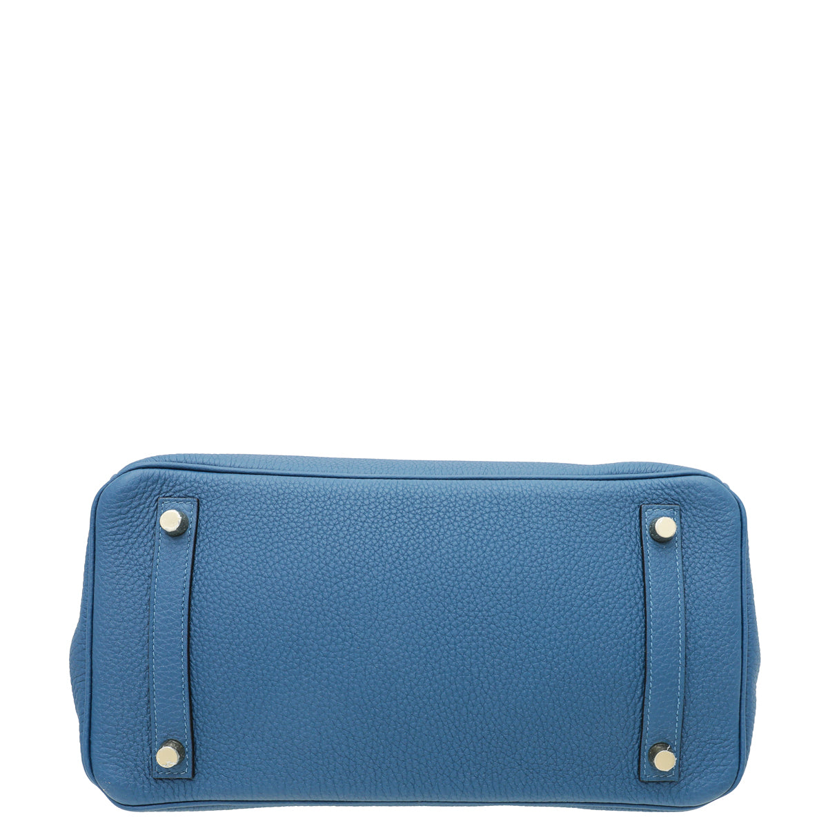 Hermes Blue De Galice Birkin 30 Bag w/Twilly